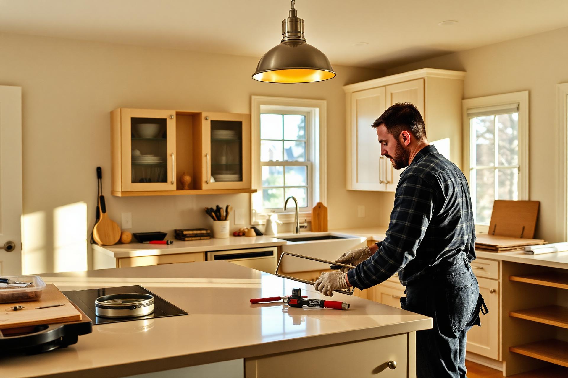 RJM Contracting craftsman remodeling a home in Stone Mountain, GA